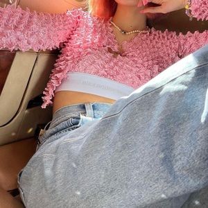 Alexander Wang Shibori Pink Bra Top Size XS